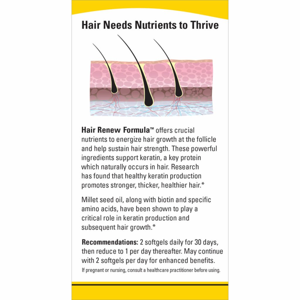 Hair Renew Formula 60 softgels | Pain Solutions